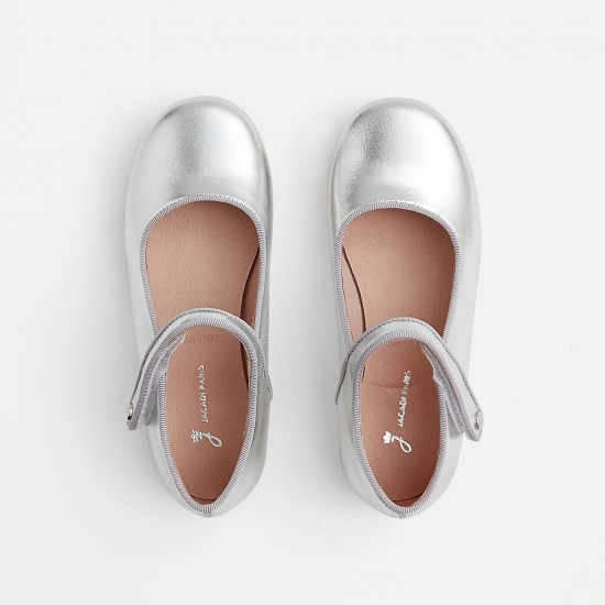 Girl glazed leather Mary Janes