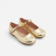 Girl glazed leather Mary Janes