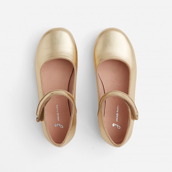 Girl glazed leather Mary Janes
