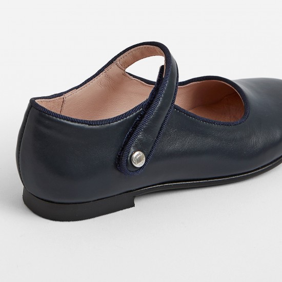 Girl smooth leather Mary Janes