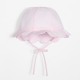Baby girl scalloped hat