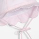 Baby girl scalloped hat