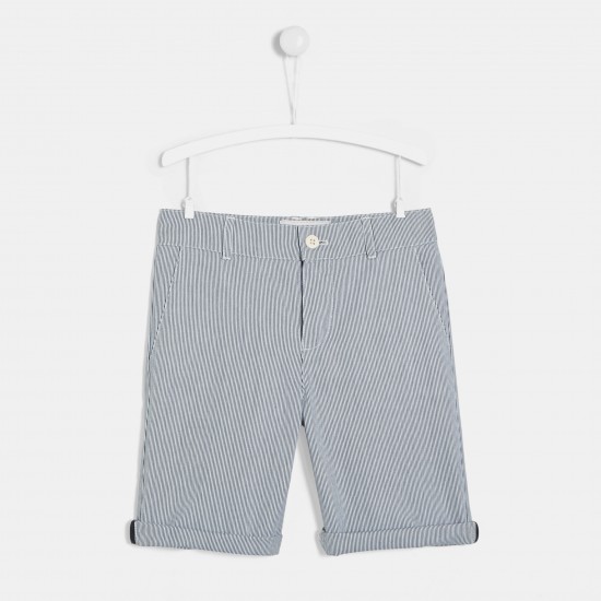 Boy striped Bermuda shorts