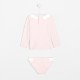 Toddler girl UV-blocking swimsuit
