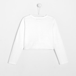 Girl cropped cardigan