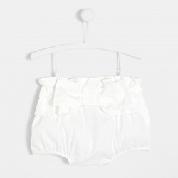 Baby girl diaper cover with bow