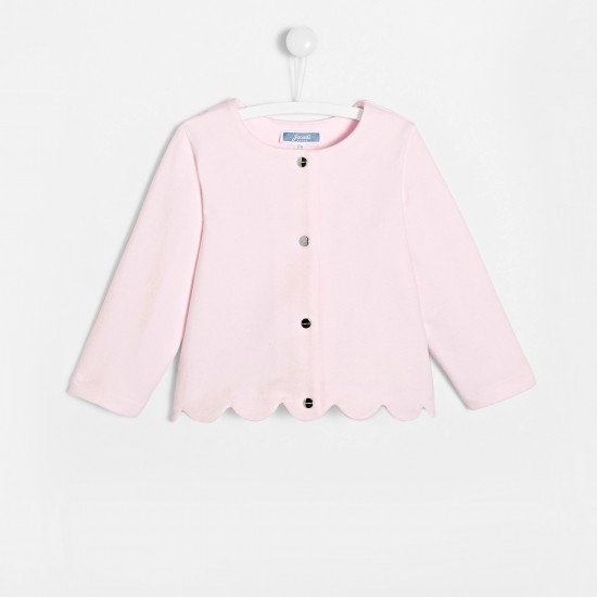Toddler girl fleece cardigan