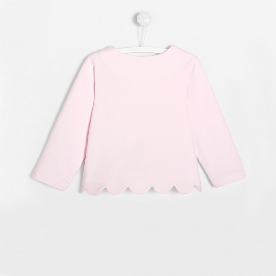 Toddler girl fleece cardigan