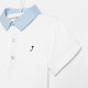 Toddler boy bodysuit with Oxford collar