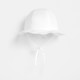 Baby girl scalloped hat