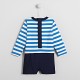 Toddler boy UV-blocking swim set