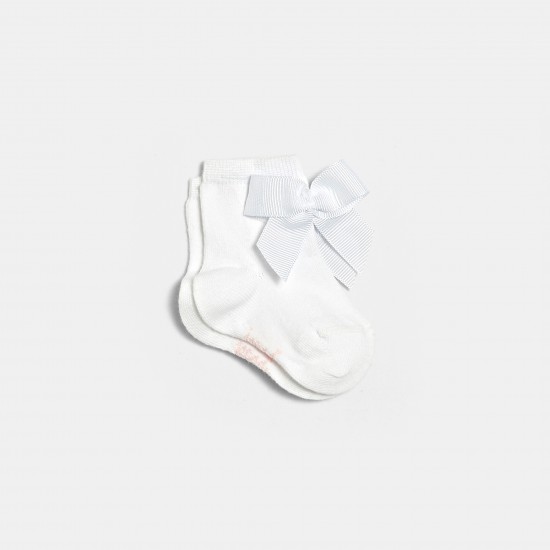 Baby girl socks with bow