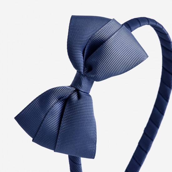 Headband with gros-grain bow