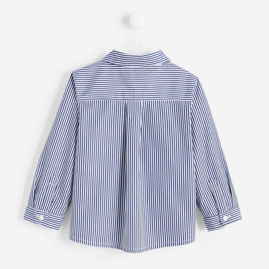 Toddler boy striped shirt