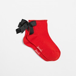 Girl socks with bow