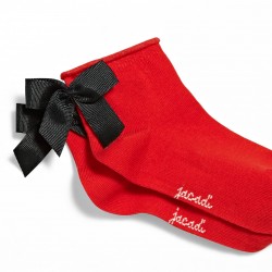 Girl socks with bow
