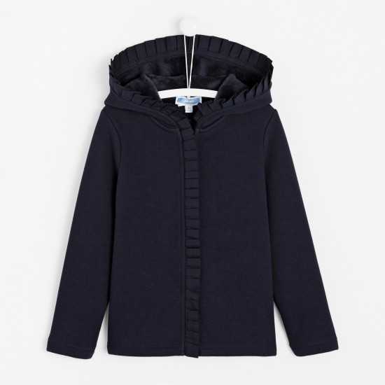 Girl zippered sweatshirt