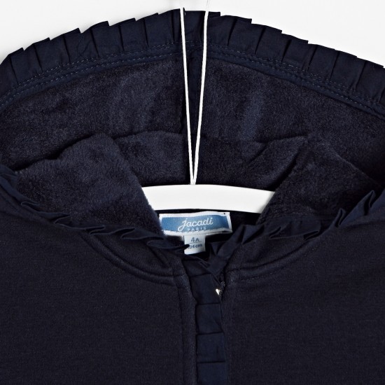 Girl zippered sweatshirt