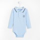 Toddler boy polo collar bodysuit