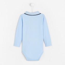 Toddler boy polo collar bodysuit