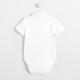 Toddler boy bodysuit with Oxford collar