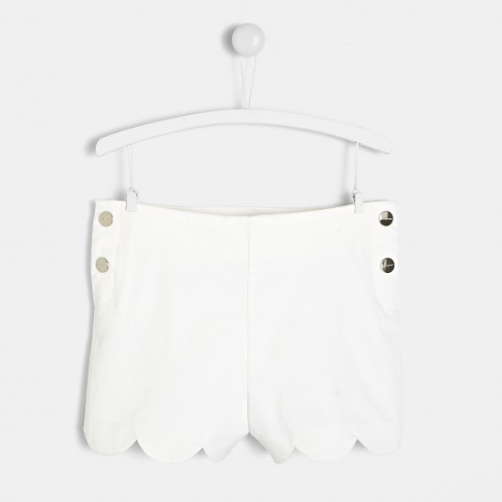 Girl scalloped shorts
