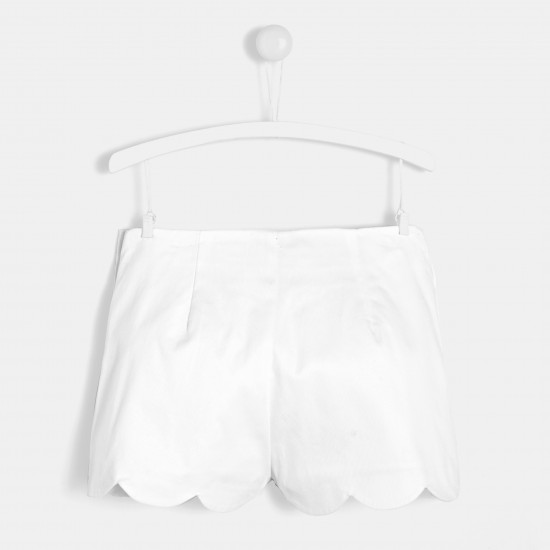 Girl scalloped shorts