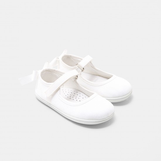 Baby girl canvas Mary Janes