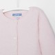 Baby girl garter stitch cardigan