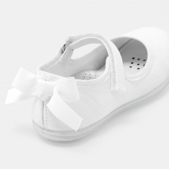 Baby girl canvas Mary Janes