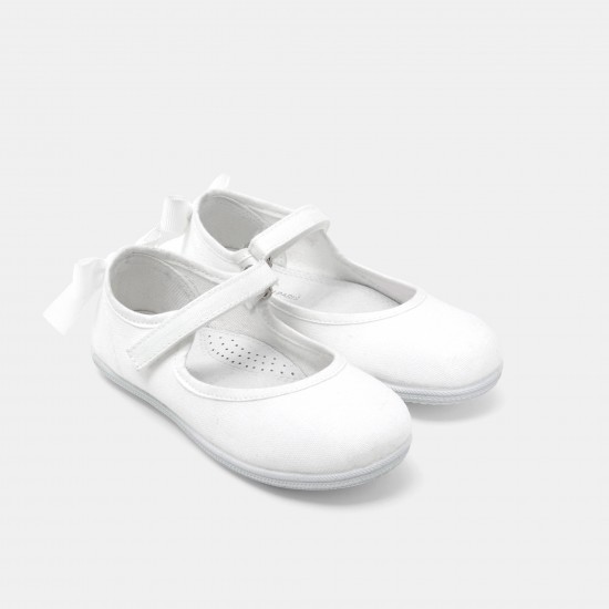 Baby girl canvas Mary Janes