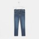 Boy denim-style fleece pants
