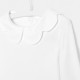 Toddler girl T-shirt with petal collar
