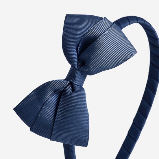 Headband with gros-grain bow