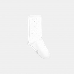 Girl Lurex polka dot socks