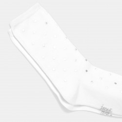 Girl Lurex polka dot socks