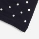 Girl silver polka dot snood
