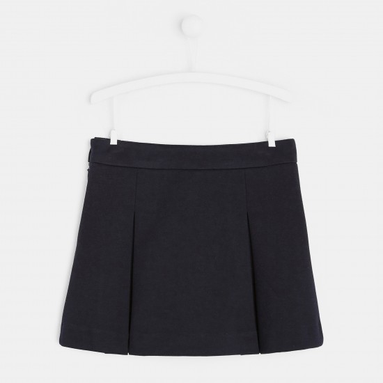Girl box pleat skirt