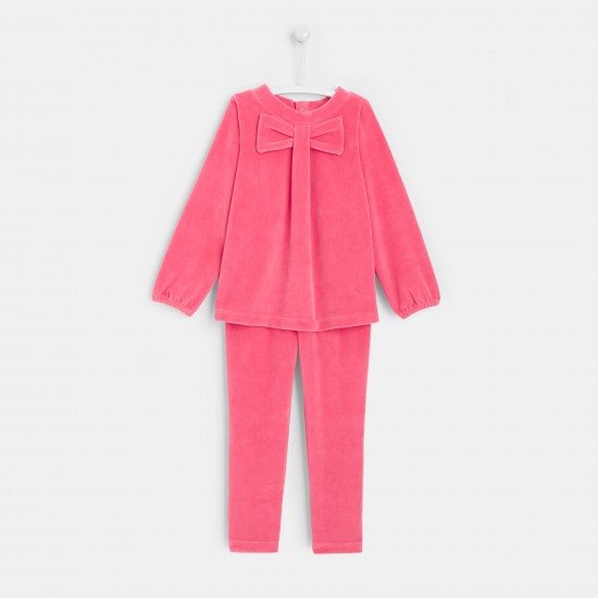 Girl velvet pajamas