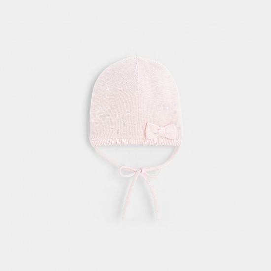 Baby girl knit hat