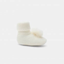 Unisex baby booties