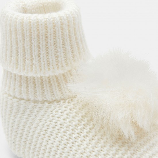 Unisex baby booties