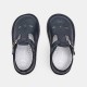 Unisex smooth leather T-strap shoes