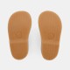 Unisex smooth leather T-strap shoes