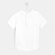 Linen shirt with Mandarin collar