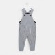 Toddler boy striped overalls