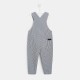 Toddler boy striped overalls