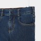 Boy denim-style fleece pants