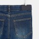 Boy denim-style fleece pants