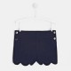 Girl scalloped shorts
